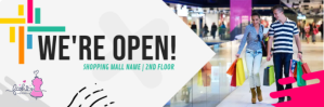 Business Opening Announcement Email Header template