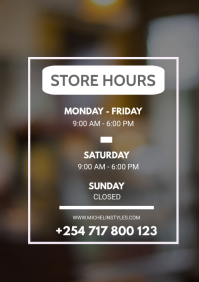 6,830+ store opening times Customizable Design Templates | PosterMyWall