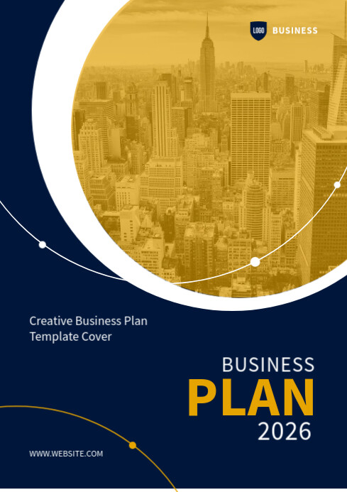 Business Plan Cover Template A4