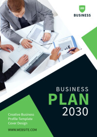 Business Plan Cover Design Template | PosterMyWall