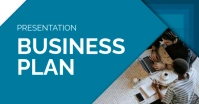 BUSINESS PLAN  PRESENTATION SLIDE COVER 1 template