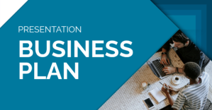 BUSINESS PLAN  PRESENTATION SLIDE COVER 1 Obraz udostępniany na Facebooku template