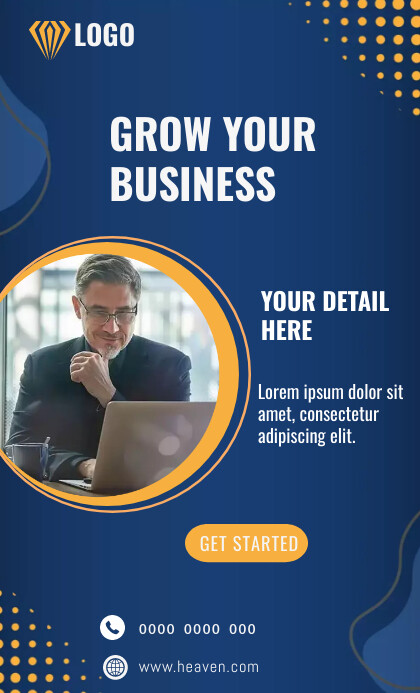 Plantilla de BUSINESS POST/COMPANY/PROMOTION POST/GRAND OPENING FLYER ...