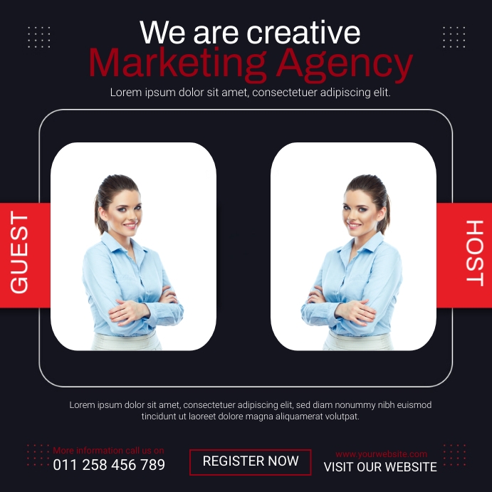 Basic Business. Post Business post Template | PosterMyWall