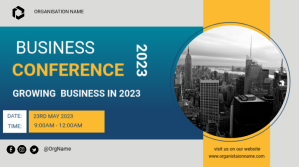 Business Poster Presentation (16:9) template