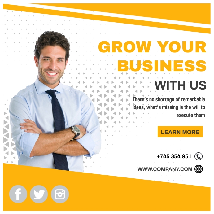 BUSINESS POSTER Template PosterMyWall