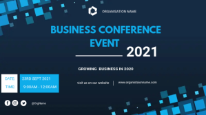 Business Poster Presentation (16:9) template