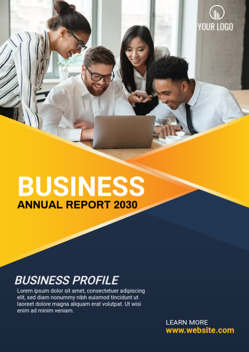 Profile Front Cover Examples Business profile cover Template | PosterMyWall