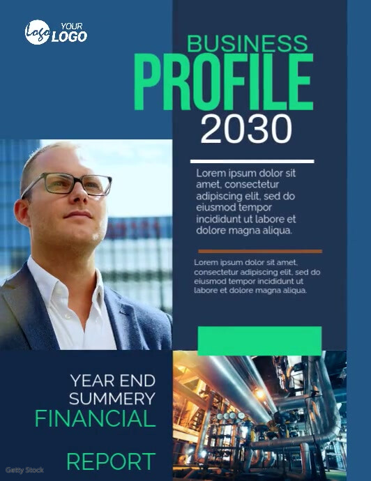 Profile Front Cover Examples Business Profile Cover Template | PosterMyWall
