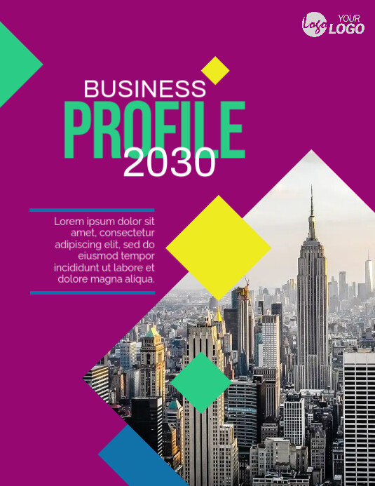 Profile Front Cover Examples Business Profile Cover Template | PosterMyWall