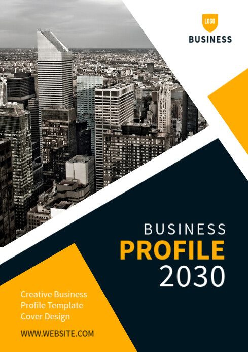 Profile Front Cover Examples Business Profile Cover Template | PosterMyWall