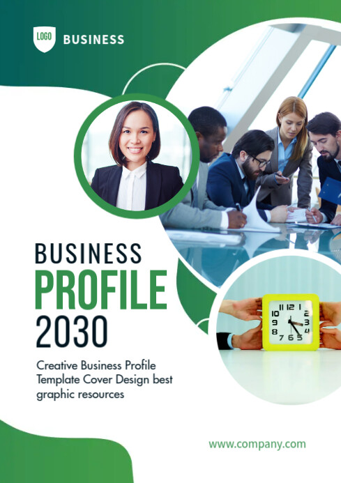 Profile Front Cover Examples Business Profile Cover Template | PosterMyWall