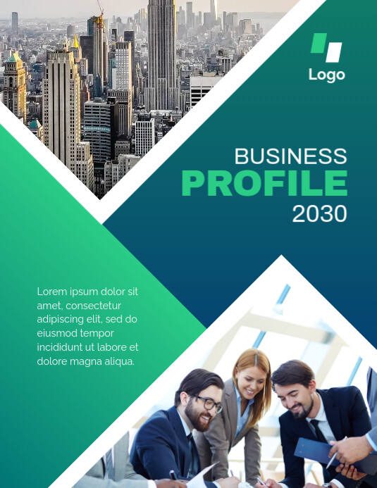 Profile Front Cover Examples Business Profile Cover Template | PosterMyWall
