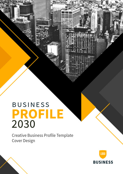 Profile Front Cover Examples Business Profile Cover Template | PosterMyWall