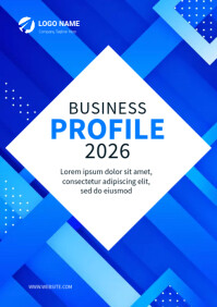 Professional Business Profile Cover Template A4 | PosterMyWall