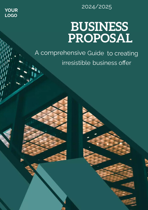 Copy of Business proposal book cover poster/ flyer | PosterMyWall