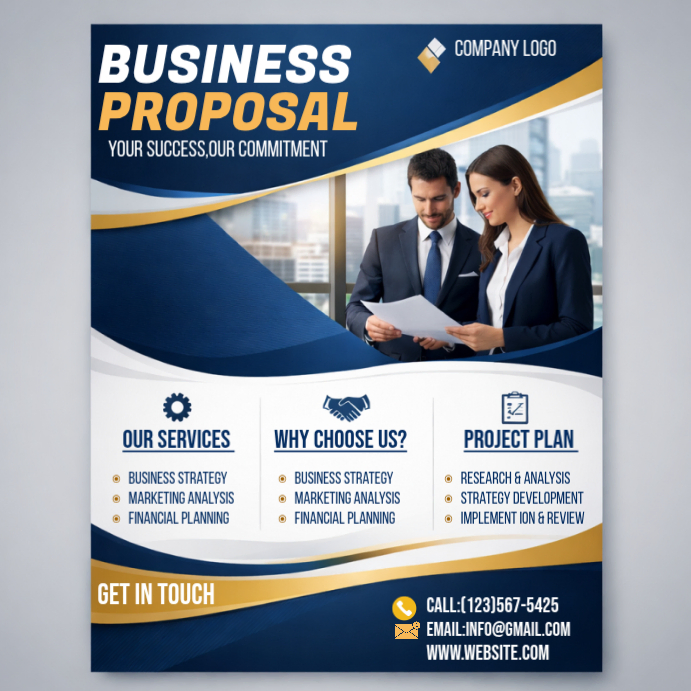 Plantilla de Business proposal flyer | PosterMyWall