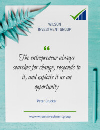 Business Quote Ad Flyer (US Letter) template