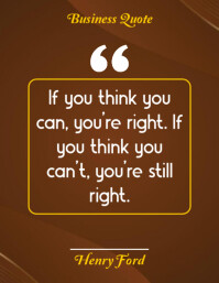 Business Quote Ad Flyer (US Letter) template