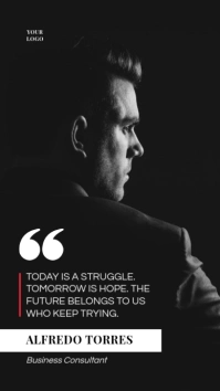 Business Quote Design Story template