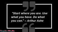 Business Quote Digitalanzeige (16:9) template