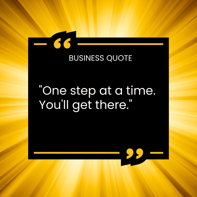 BUSINESS QUOTE Template PosterMyWall