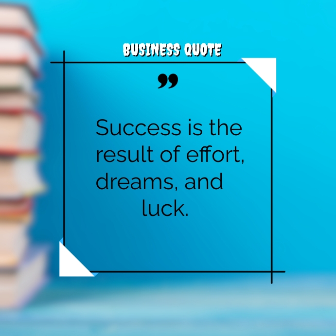 BUSINESS QUOTE Template PosterMyWall