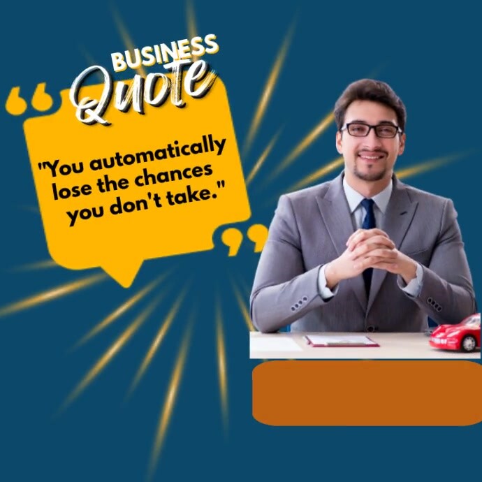 BUSINESS QUOTE INSTAGRAM POST Template PosterMyWall