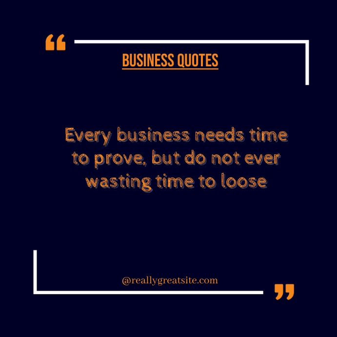 Business Quotes Template PosterMyWall