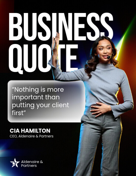 Business Quotes Template PosterMyWall