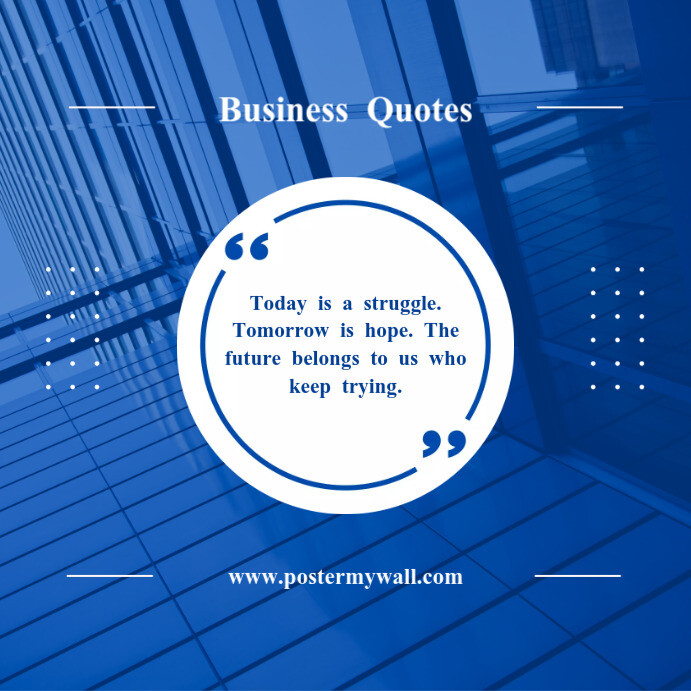 Business Quotes Template PosterMyWall