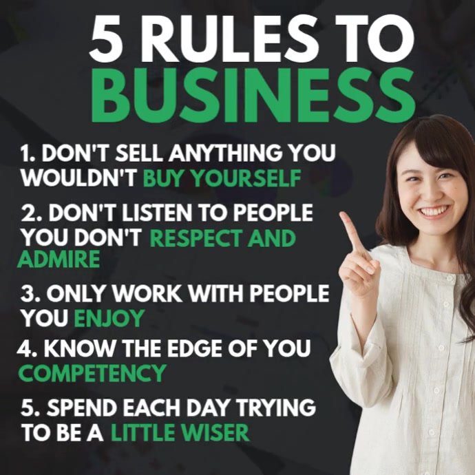 Copy of Business Rules | PosterMyWall