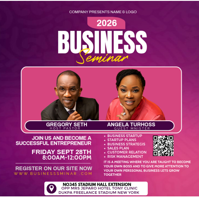 Business seminar Template | PosterMyWall