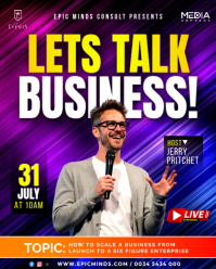 Morado Business Seminar Instagram Portrait Template