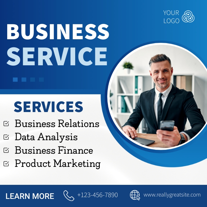 Business Service Template | PosterMyWall