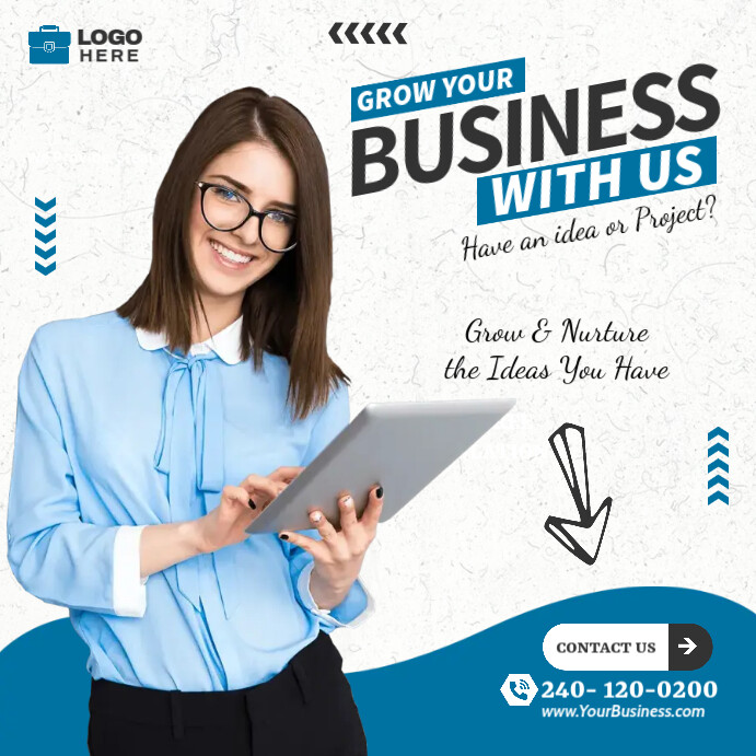 Business Services Ads Instagram-opslag template