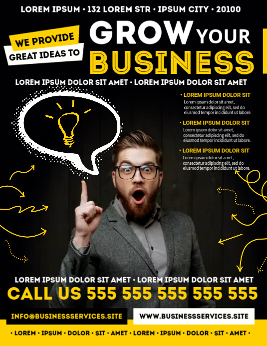 BUSINESS SERVICES FLYER Template | PosterMyWall