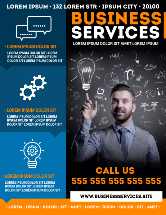 BUSINESS SERVICES FLYER Template | PosterMyWall