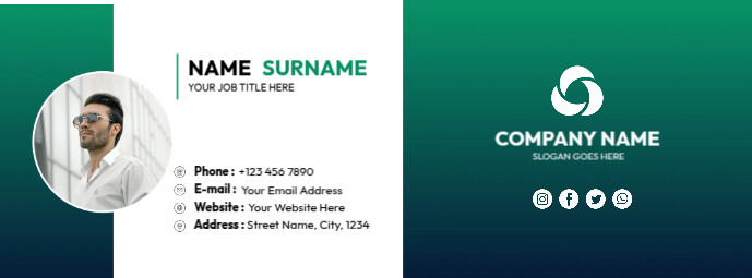 Business Signature Ads Template | PosterMyWall