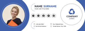 Business Signature Facebook Cover Photo template
