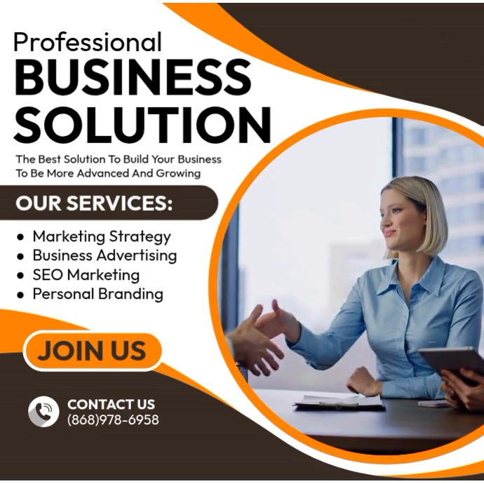 Business Solution Template | PosterMyWall