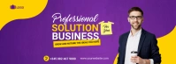 Business solutions Facebook Cover Photo template
