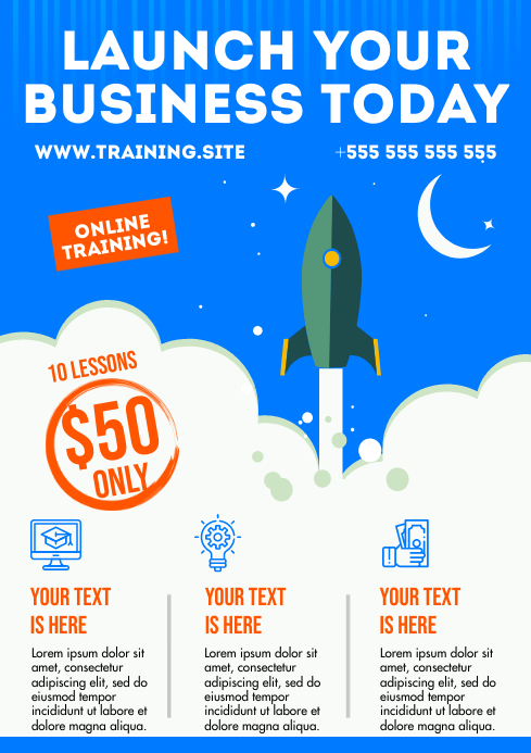 BUSINESS STARTUP POSTER Template | PosterMyWall