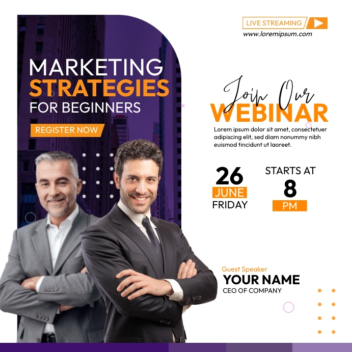 Business Strategy Coaching Template | PosterMyWall