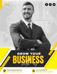 Business Success Brochure Volantino (US Letter) template