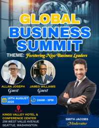 Business Summit Ad Flyer template