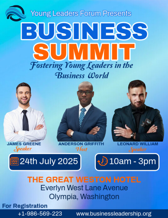 Business Summit Ad Flyer template
