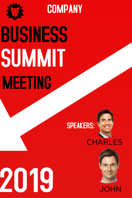 Summit Format Business summit meeting Template | PosterMyWall