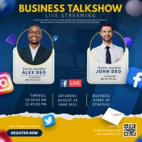 Business Talkshow Carré (1:1) template