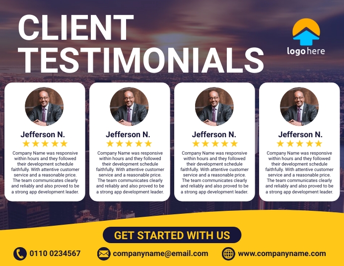 Image 7 for Business Testimonial Template